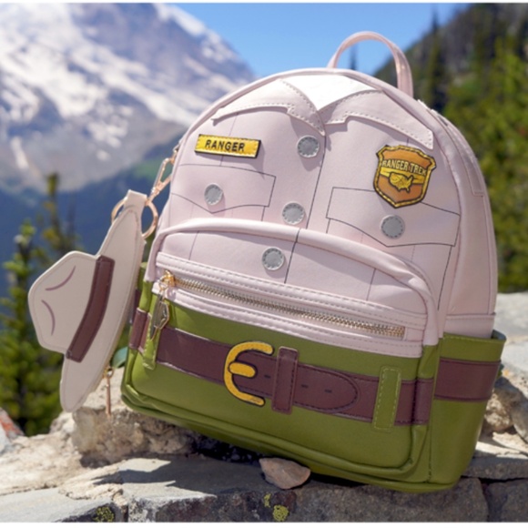 Ranger Trek Handbags - Park Ranger Mini Backpack with Ranger Flat Hat Coin Bag by Ranger Trek